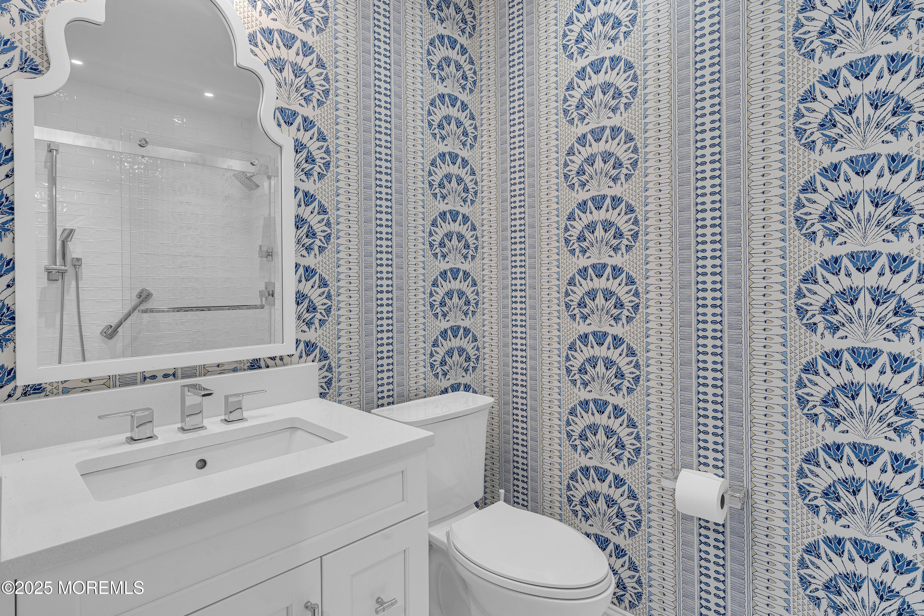 68 Maple Drive Spring Lake Heights, NJ 07762 - Photo 16 of 24 a bathroom with a sink toilet and shower