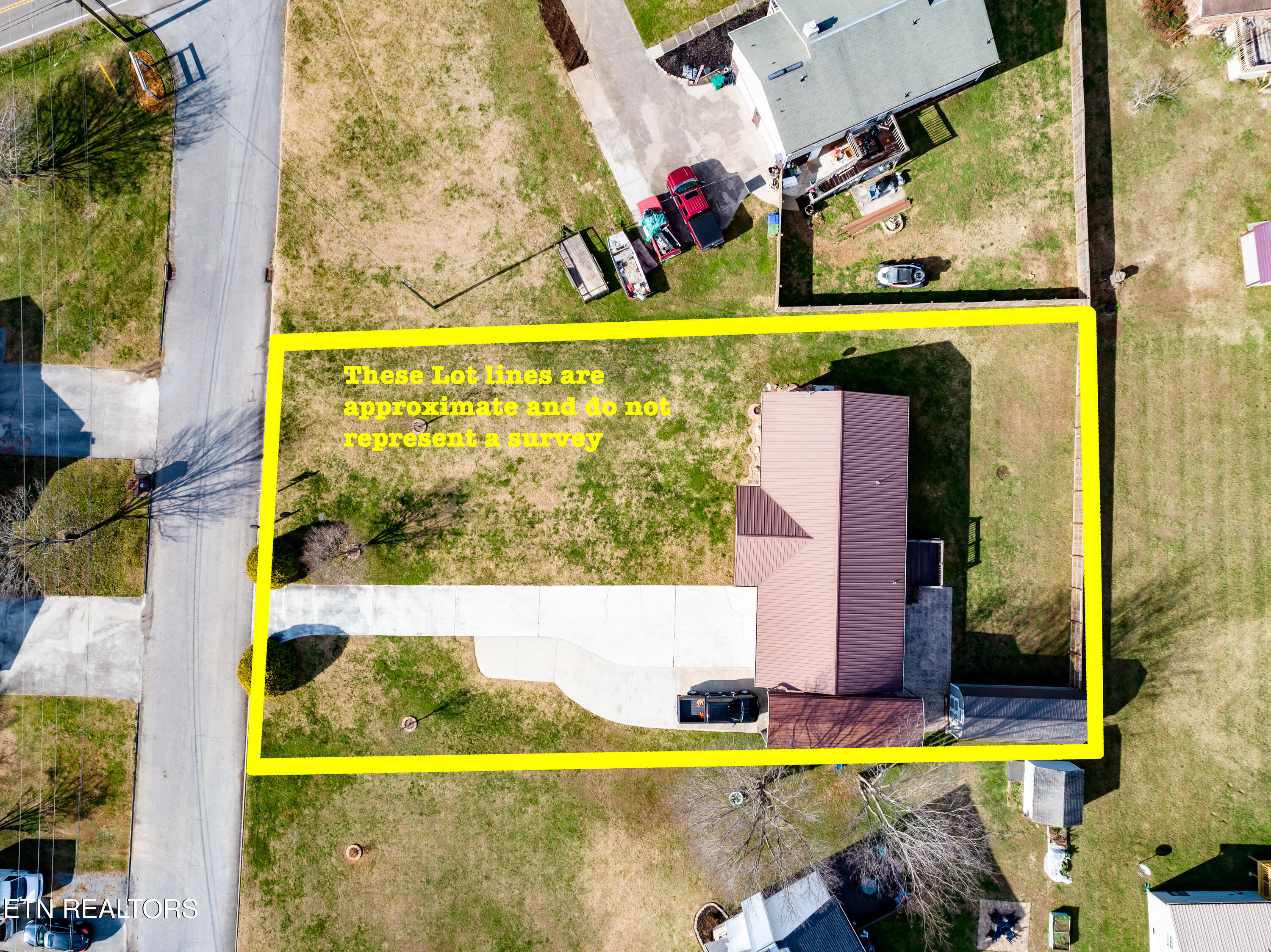 7312 Clarendon Road Powell, TN 37849 - Photo 35 of 35 35 Lot Lines Approx.