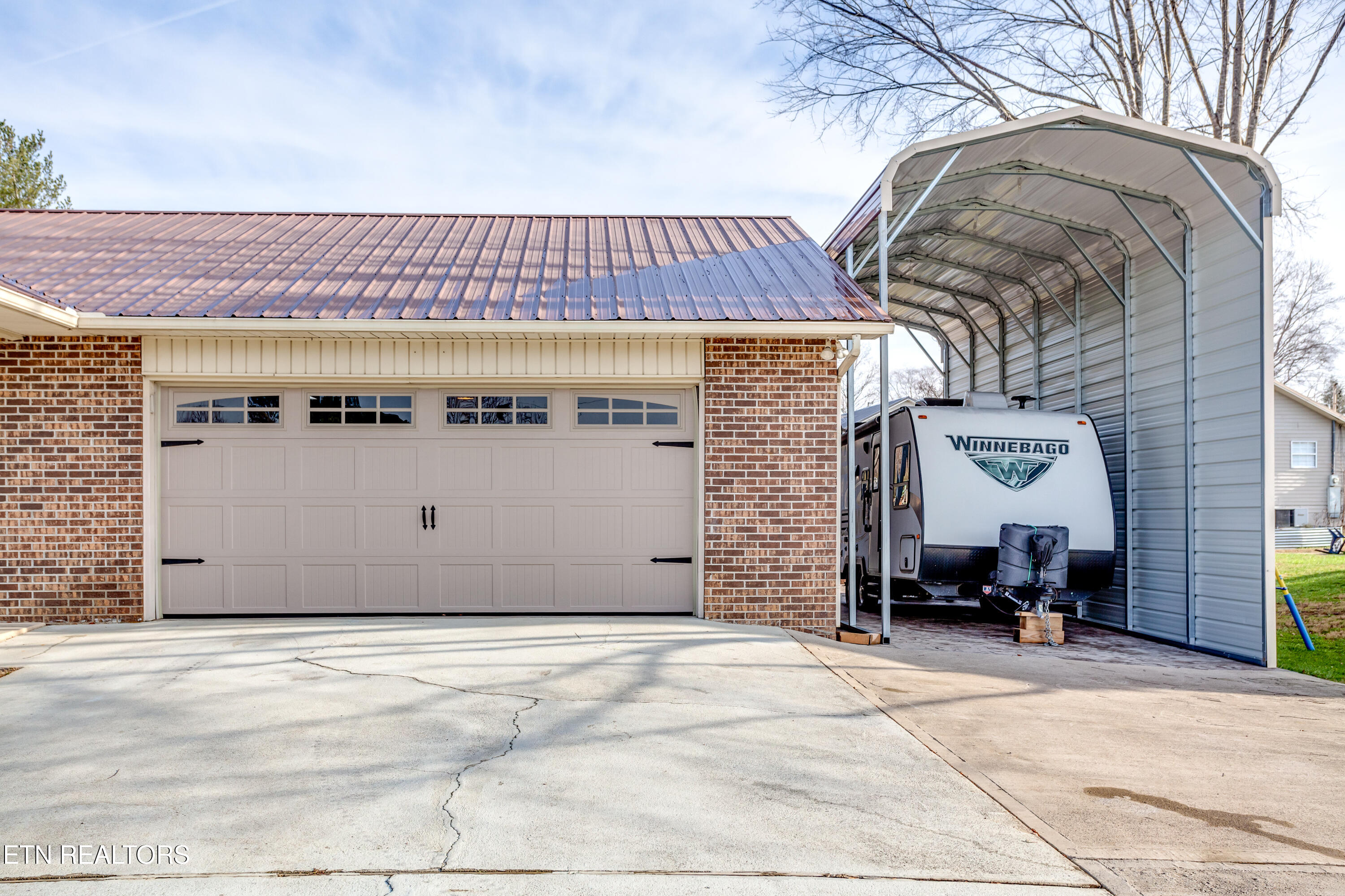 7312 Clarendon Road Powell, TN 37849 - Photo 6 of 35 6 2 Car Garage-Camper Storage