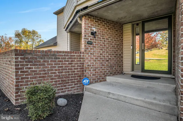 a view of a door and outdoor space