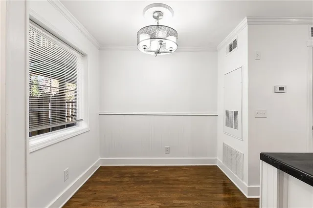 a view of a hallway with closet