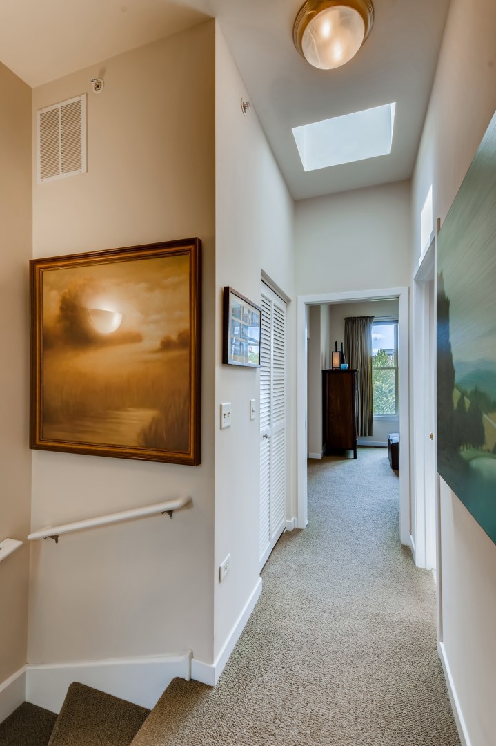 1244 West Monroe Street, Unit 5 Chicago, IL 60607 - Photo 12 of 21 a view of a livingroom with wooden floor
