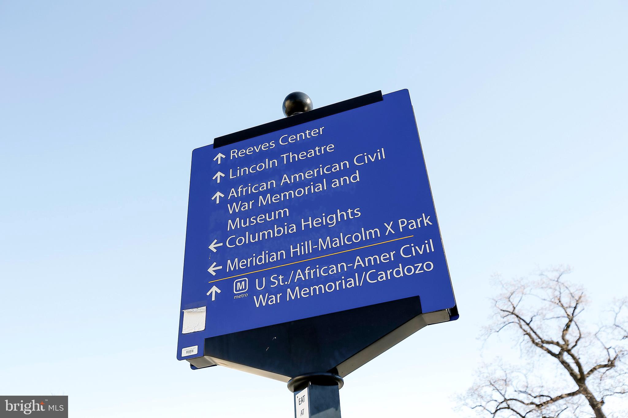 2001 16th Street Northwest, Unit 307 Washington, DC 20009 - Photo 27 of 29 a sign on the wall
