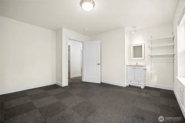 a view of empty room