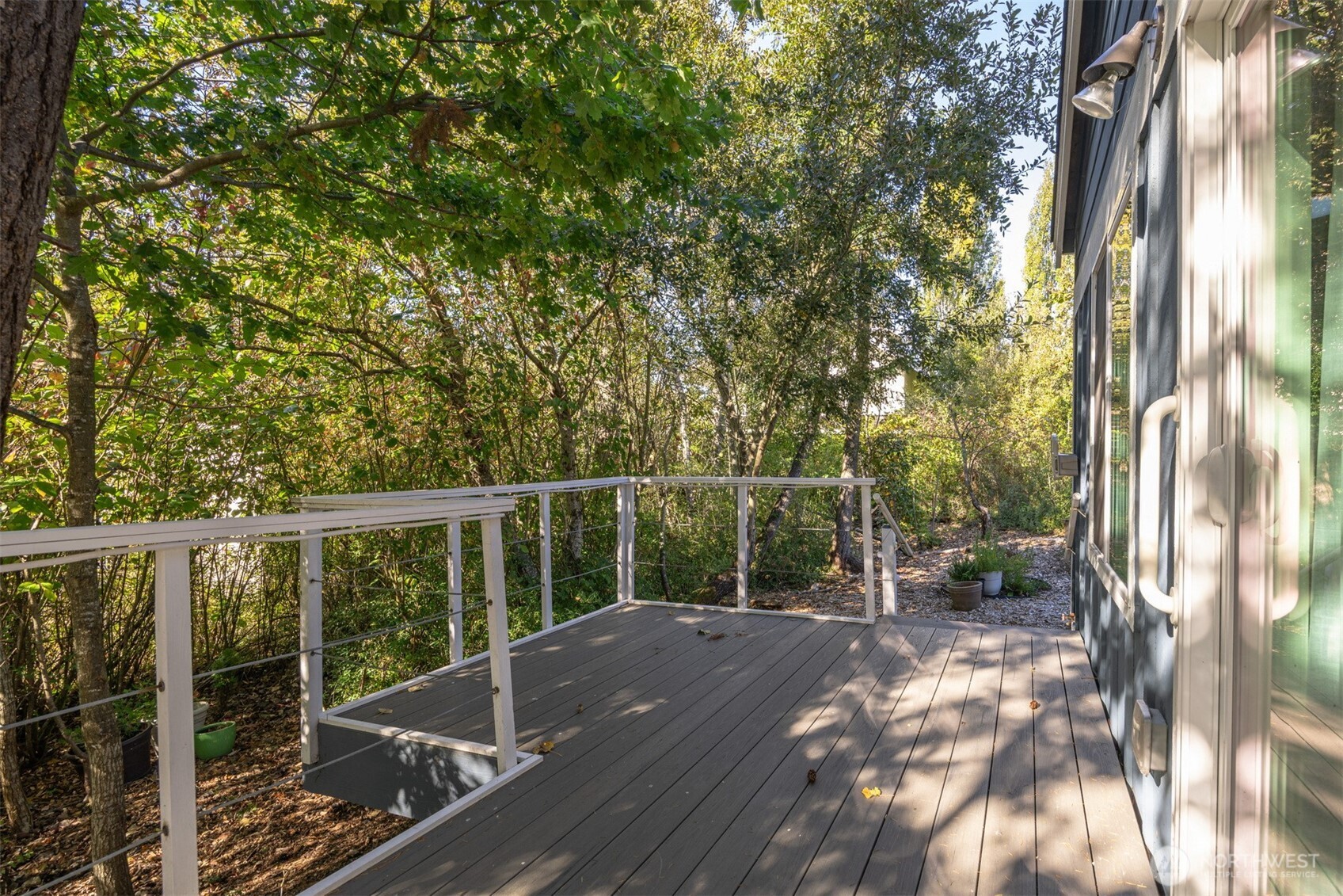 1416 32nd Street Bellingham, WA 98225 - Photo 10 of 37 a view of balcony with wooden floor and fence