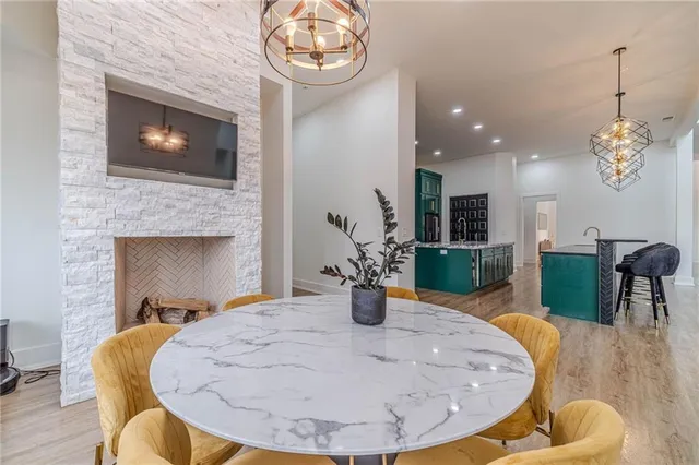 a bed sitting in a room next to a window