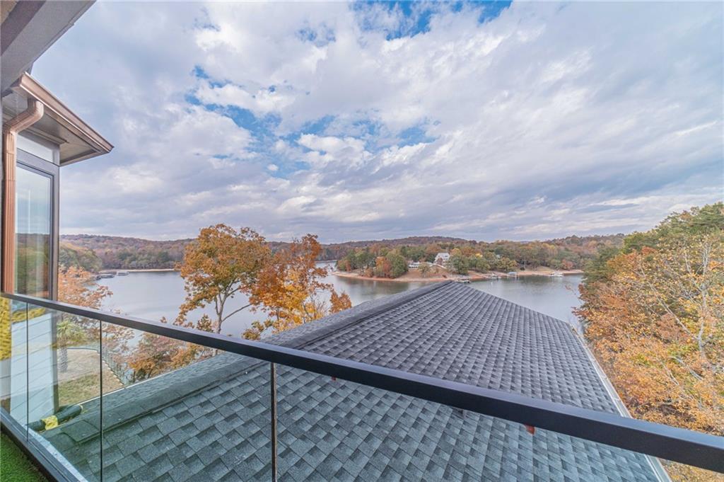 494 River Overlook Road Dawsonville, GA 30534 - Photo 36 of 90 a view of a city from a balcony