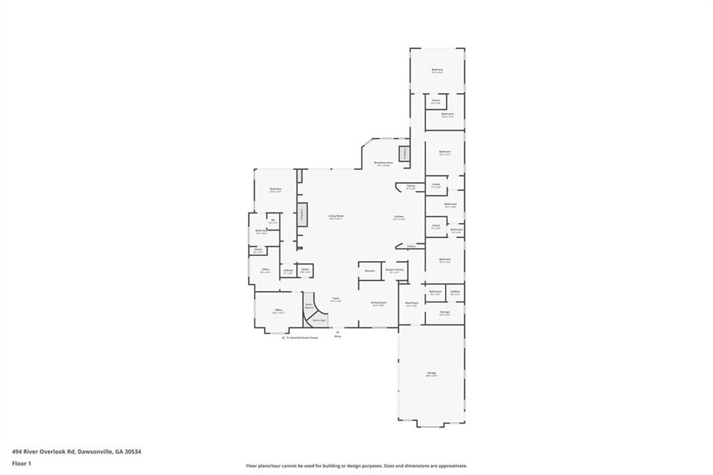 494 River Overlook Road Dawsonville, GA 30534 - Photo 87 of 90 a picture of floor plan