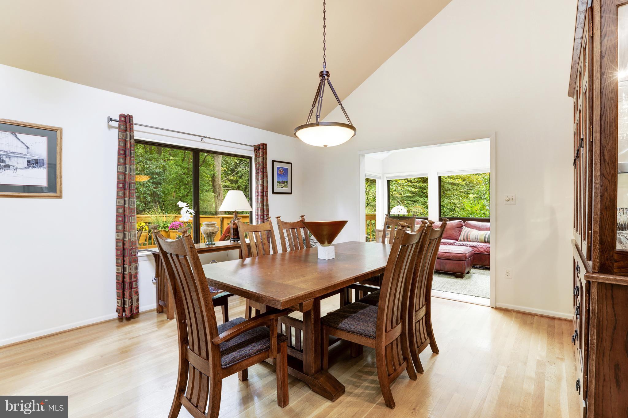 7338 Hooking Road McLean, VA 22101 - Photo 12 of 61 Dining Room opens to Sun Room