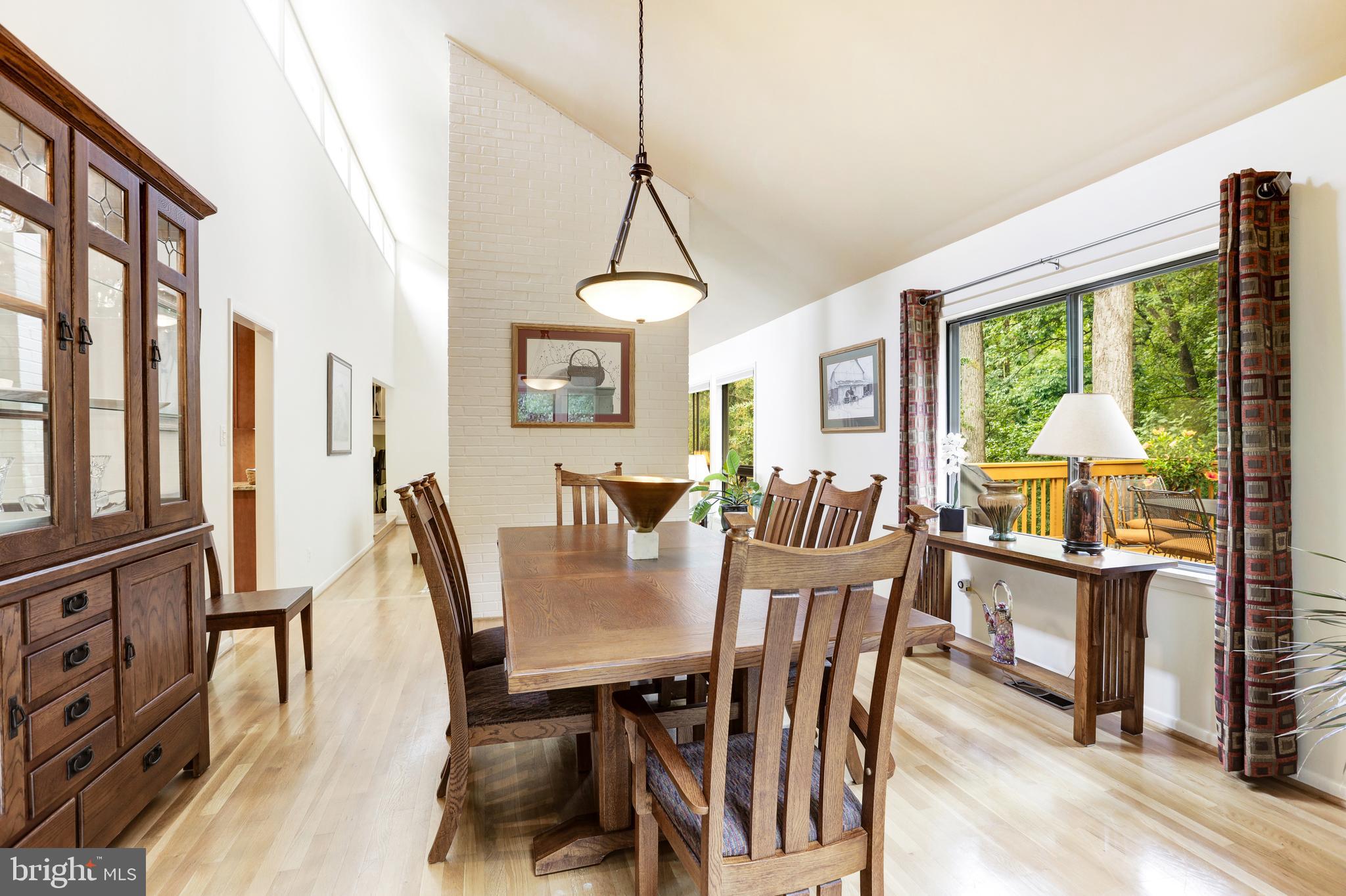 7338 Hooking Road McLean, VA 22101 - Photo 13 of 61 Dining Room overlooks Top Deck