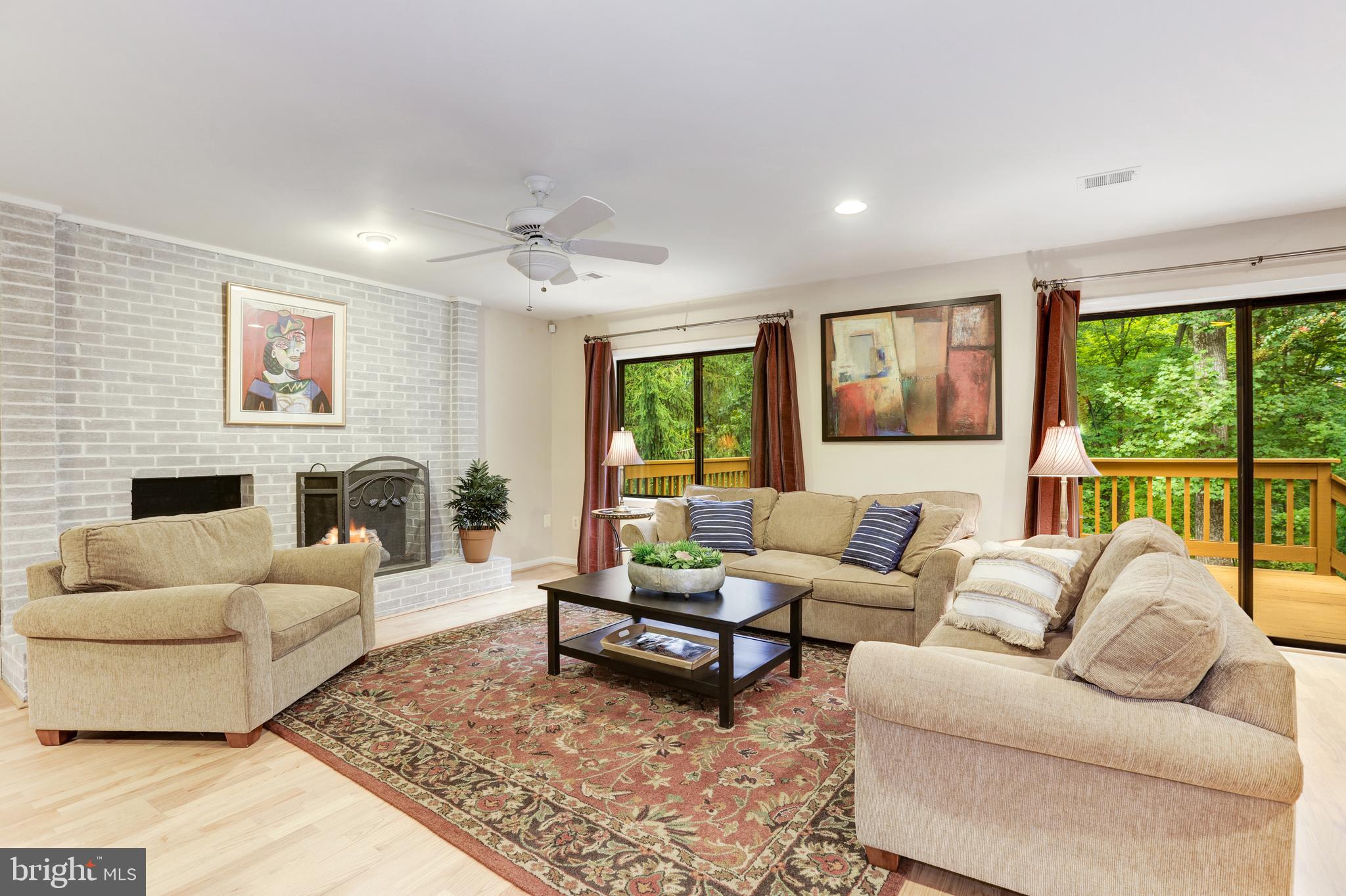 7338 Hooking Road McLean, VA 22101 - Photo 38 of 61 Family Room opens to Second Deck