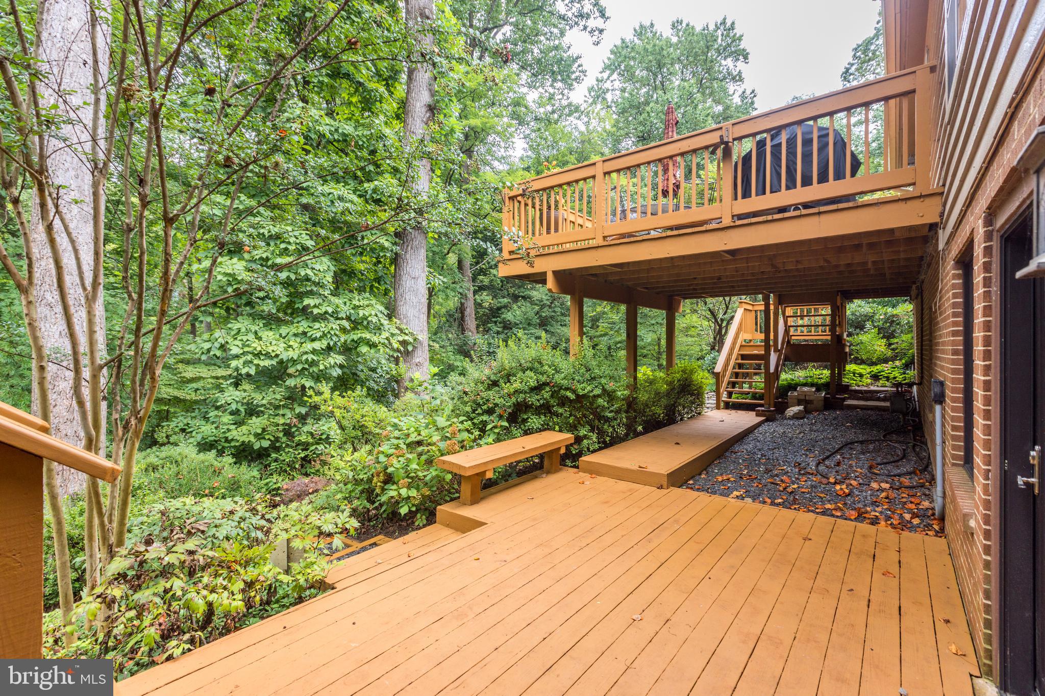 7338 Hooking Road McLean, VA 22101 - Photo 50 of 61 Deck off of Rec Room