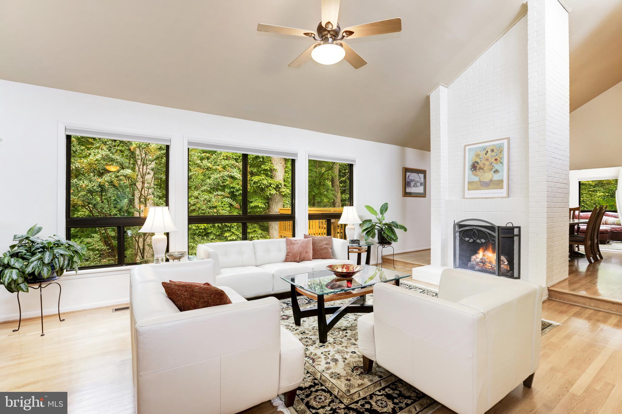 7338 Hooking Road McLean, VA 22101 - Photo 8 of 61 Gas Fireplace & Vaulted Ceilings