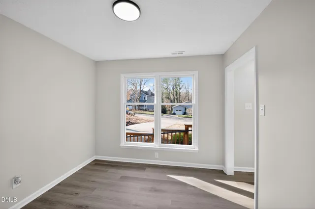 a view of outdoor space with front door