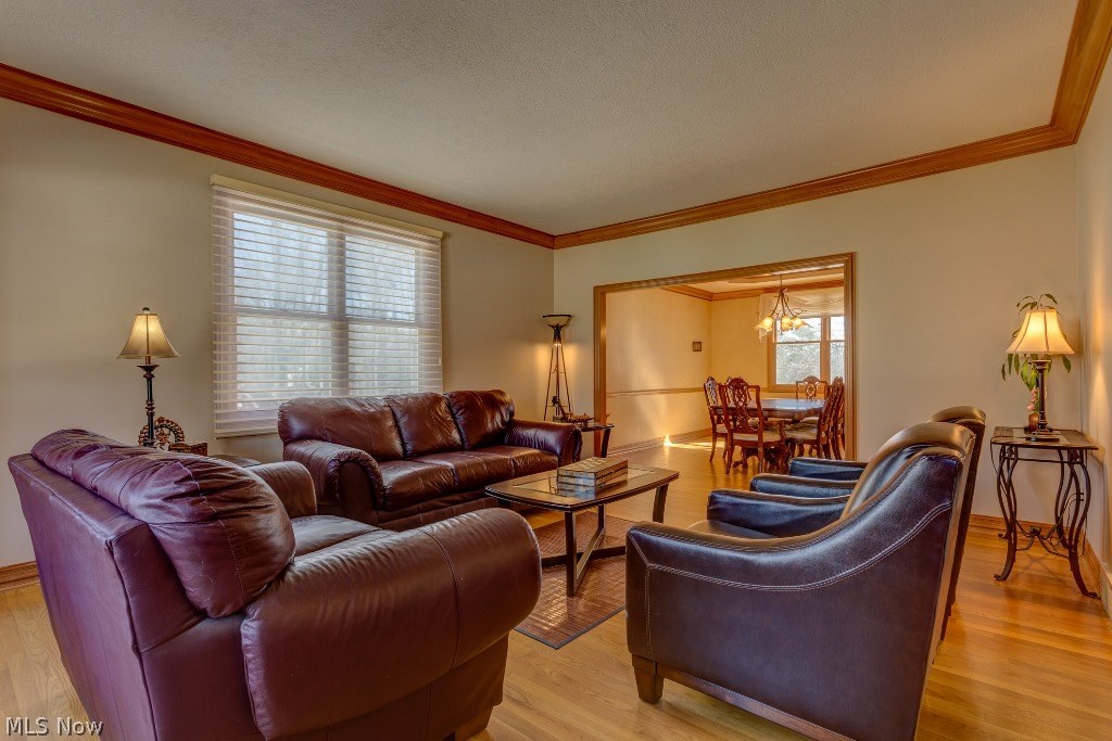 5571 High Point Road Solon, OH 44139 - Photo 6 of 34 The cozy living room opens to the formal dining room