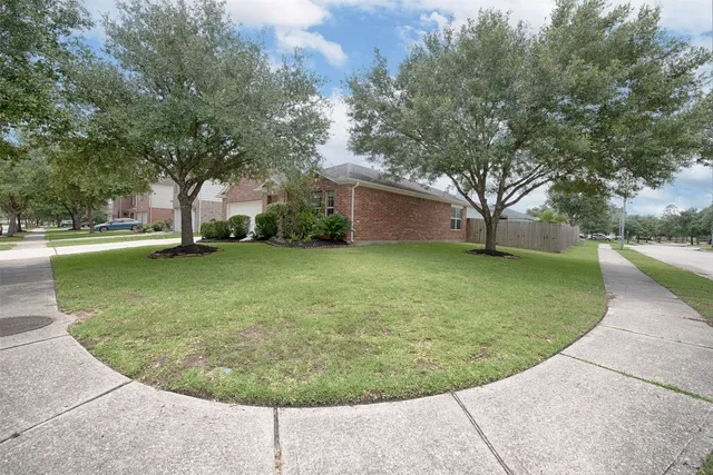 a view of a porch with garden