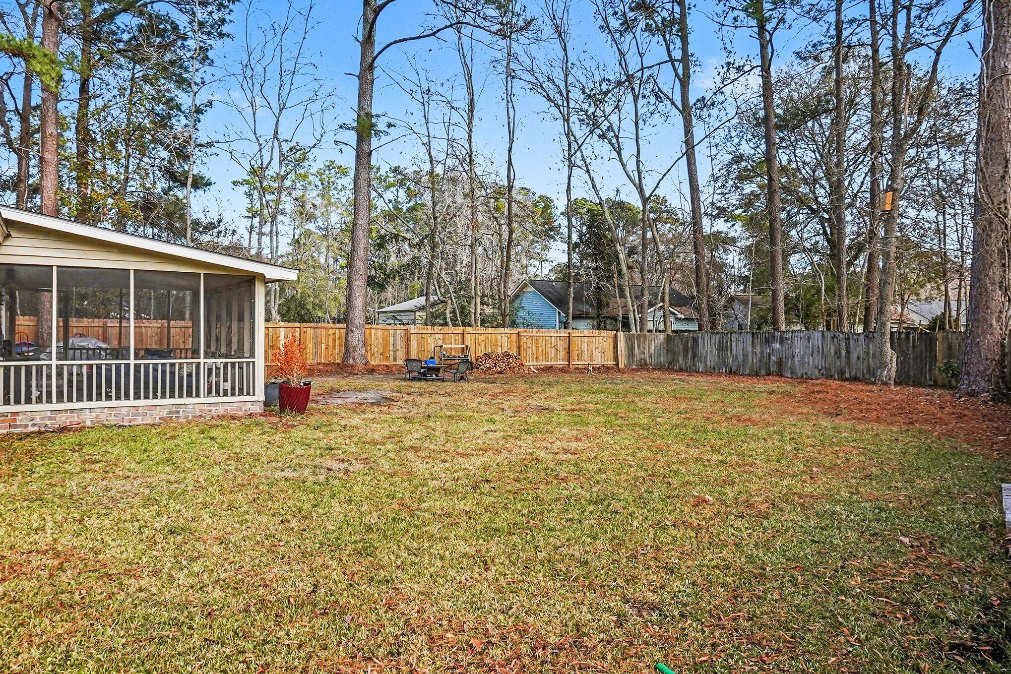 451 Longleaf Drive Summerville, SC 29483 - Photo 26 of 32 Backyard and Porch View