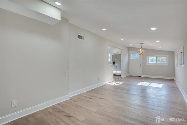 a view of an empty room