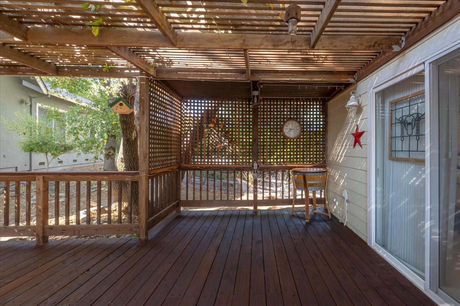 476 Fiddler Court Angels Camp, CA 95222 - Photo 31 of 40 a view of porch with wooden floor