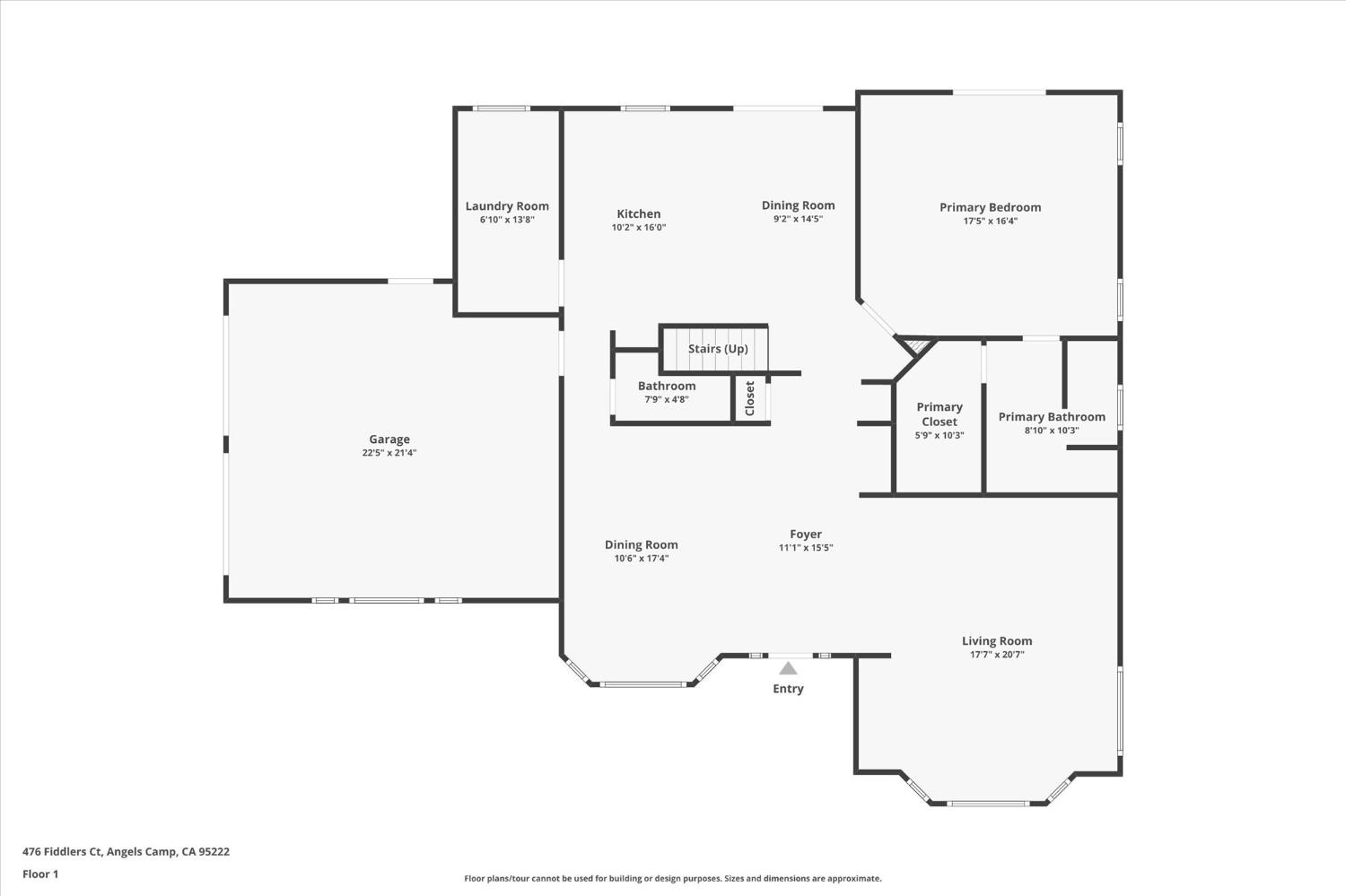 476 Fiddler Court Angels Camp, CA 95222 - Photo 36 of 40 a picture of floor plan