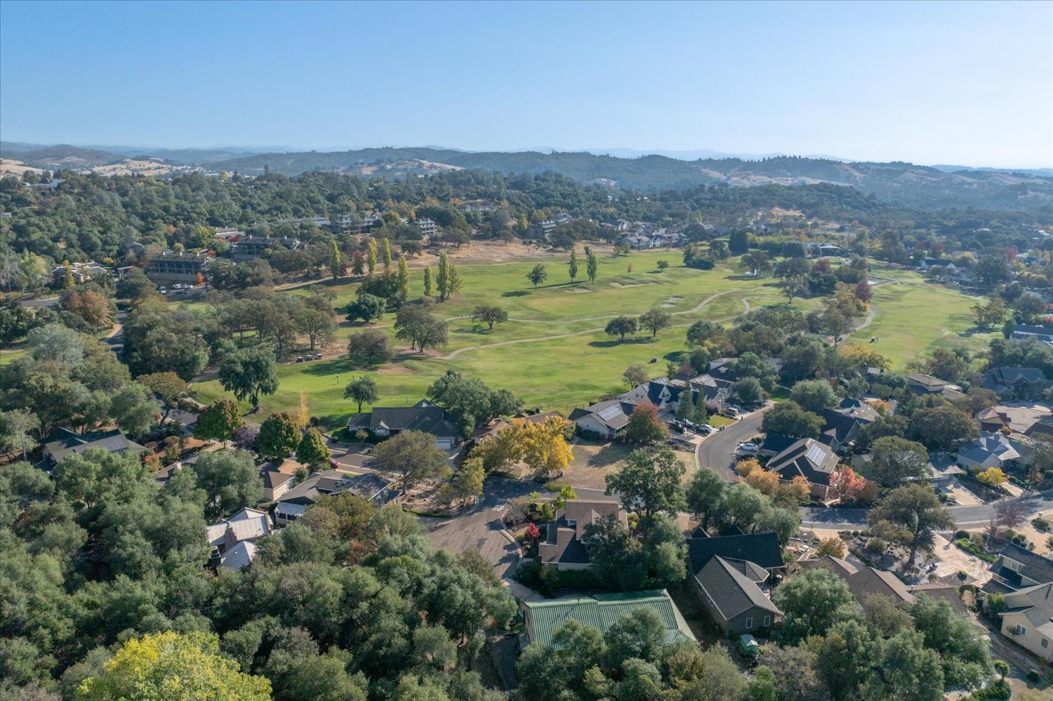 476 Fiddler Court Angels Camp, CA 95222 - Photo 39 of 40 an aerial view of residential house with outdoor space and trees all around