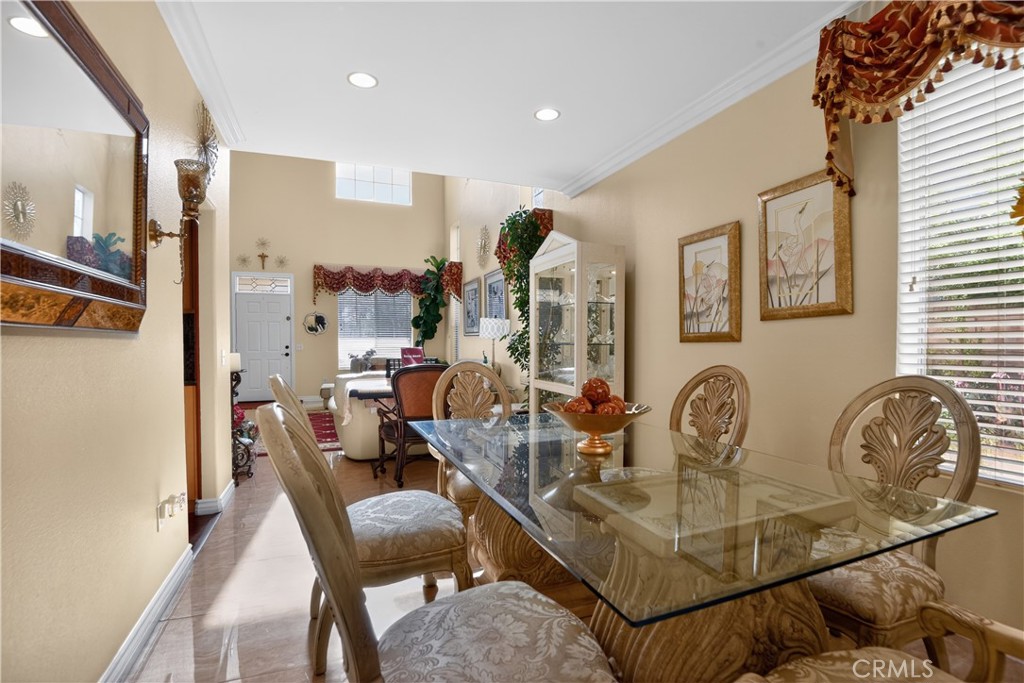 2621 Fallen Leaf Court Simi Valley, CA 93063 - Photo 27 of 58 a view of a dining room with furniture