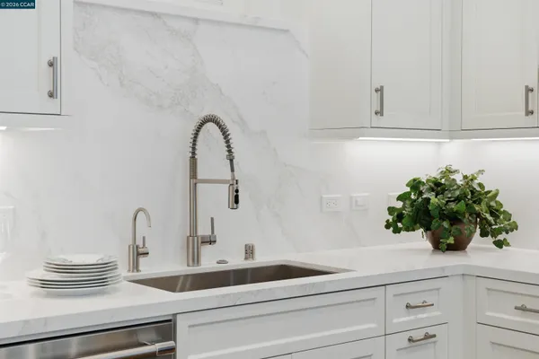 a close view of sink and tap