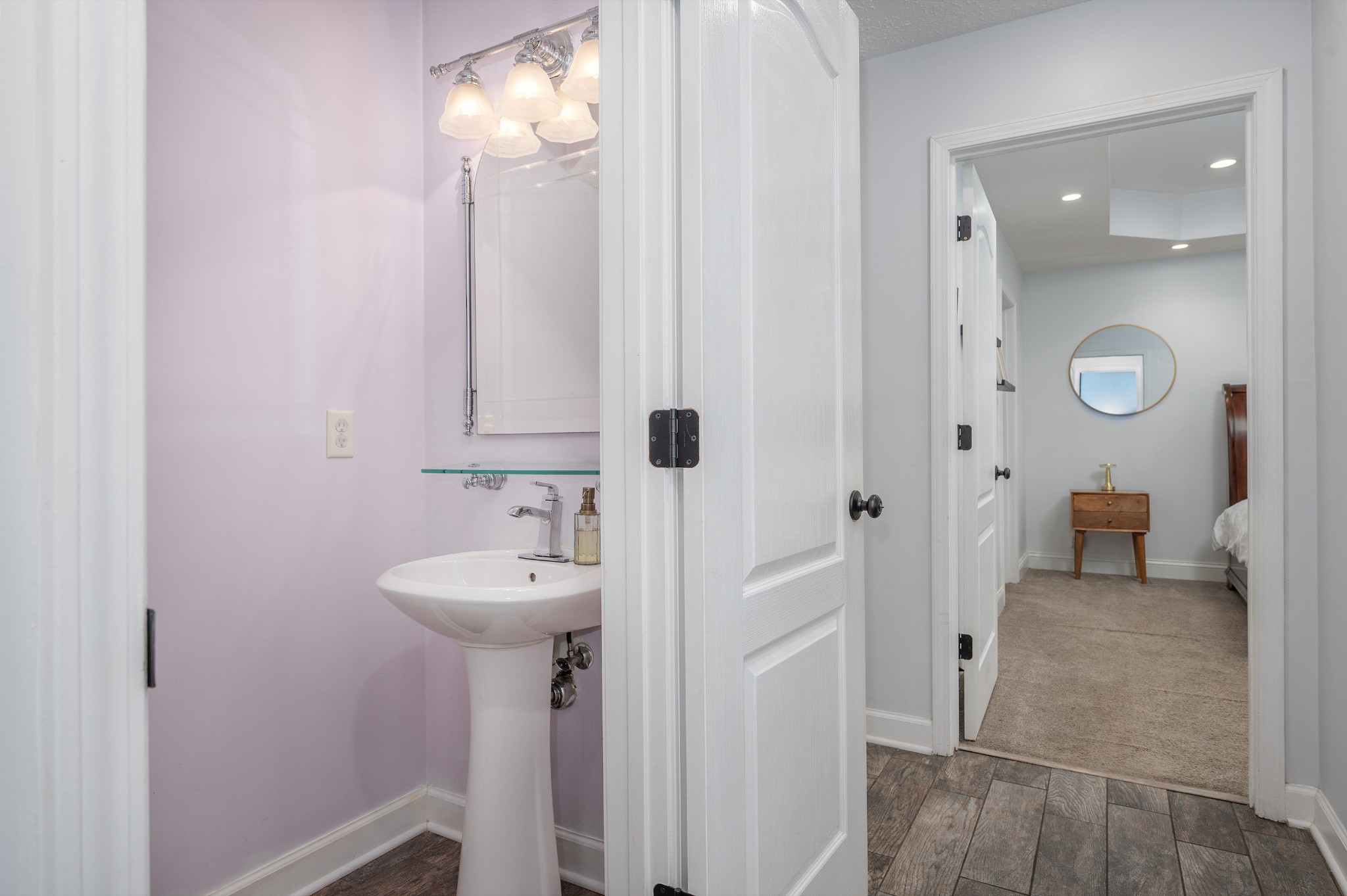 2763 Rosedale Place Nashville, TN 37211 - Photo 16 of 40 a bathroom with a sink and a mirror