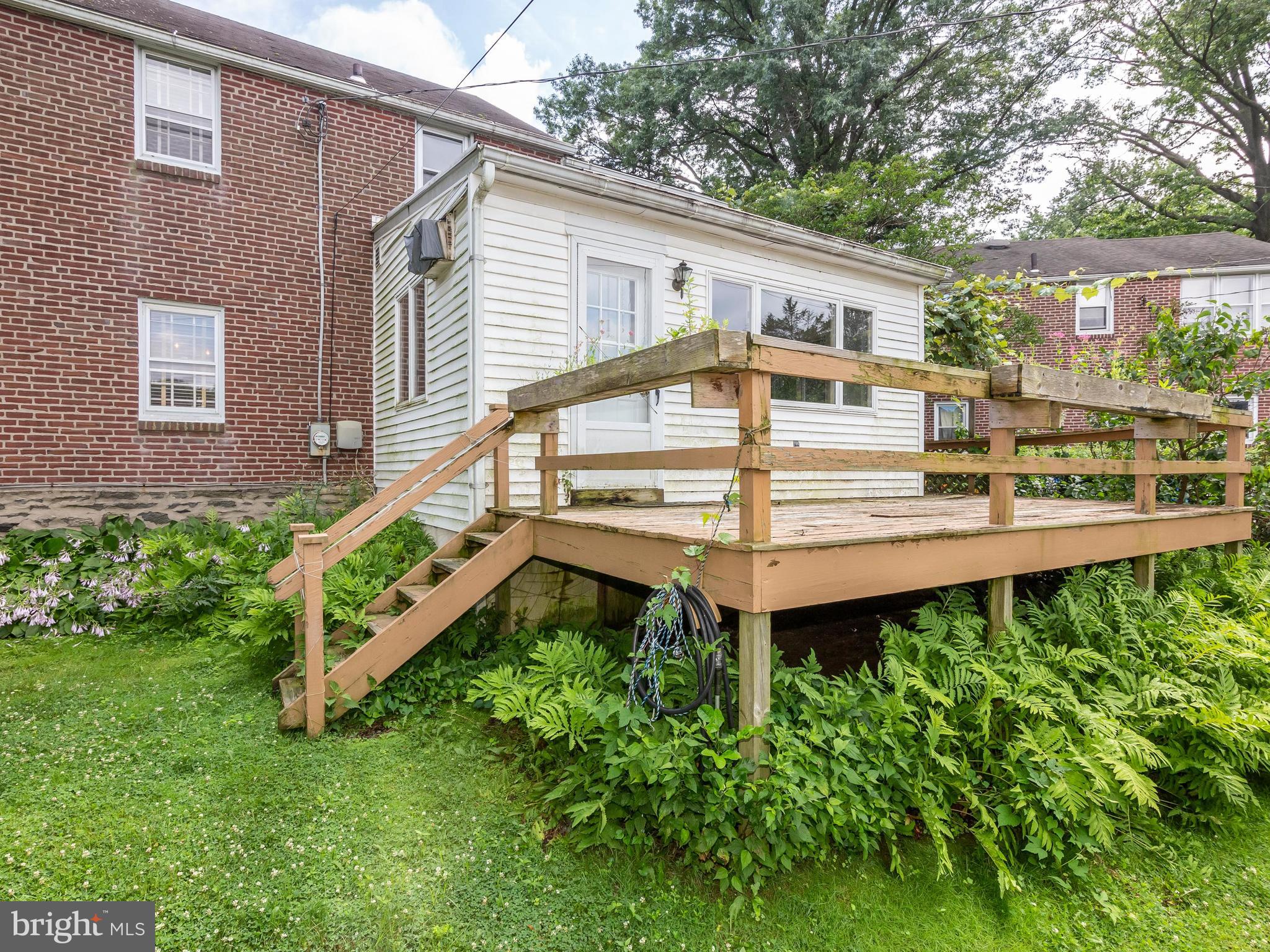 177 Friendship Road Drexel Hill, PA 19026 - Photo 19 of 20 Exterior rear - Deck (in need of repair)