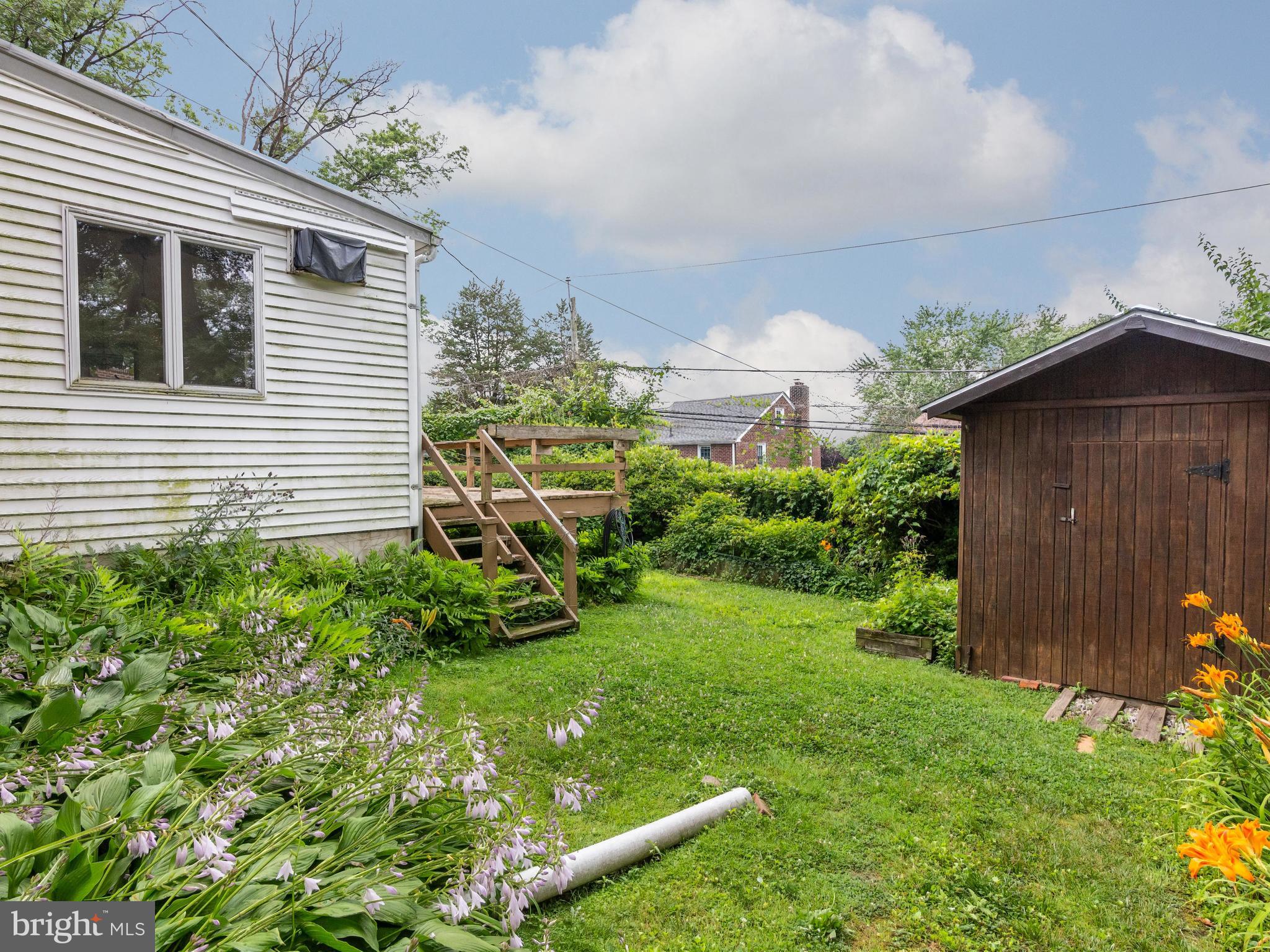 177 Friendship Road Drexel Hill, PA 19026 - Photo 20 of 20 Exterior rear yard with shed