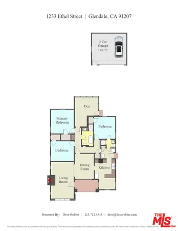$1,595,000 | 1233 Ethel Street, Glendale, CA 91207