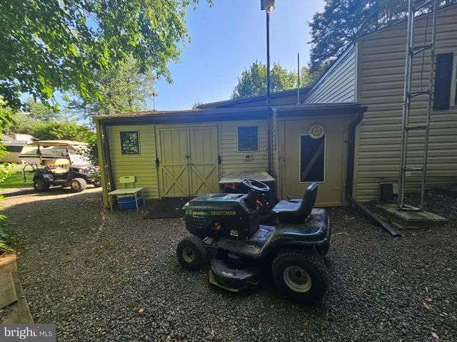 a car parked in front of a house