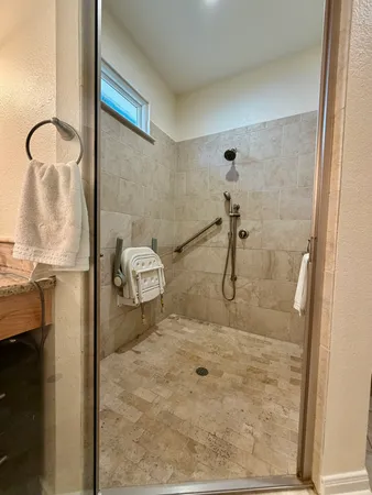 a bathroom with a sink