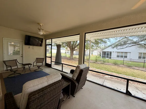 a very nice looking room with a large window