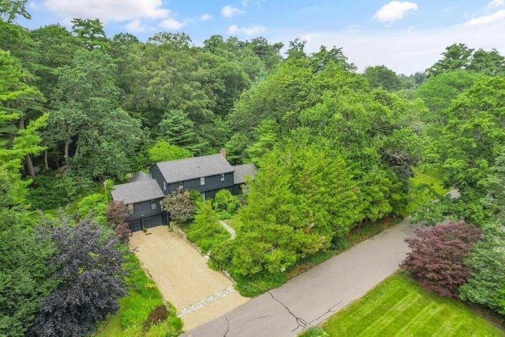 8 Brookhead Avenue Beverly, MA 01915 - Photo 26 of 35 an aerial view of a house with a yard