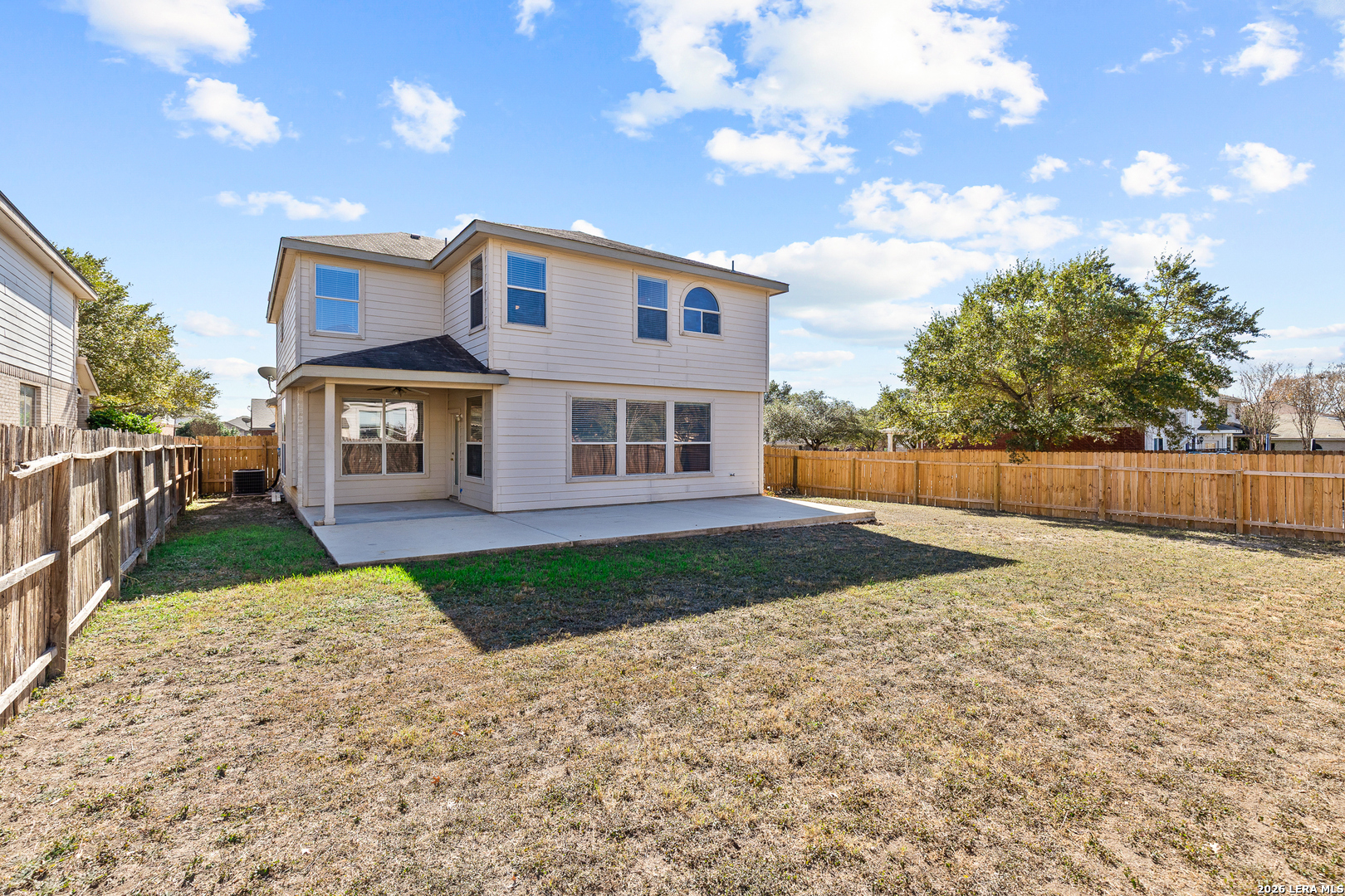 128 Pilot Cibolo, TX 78108 - Photo 39 of 49 a backyard of a house with lots of green space