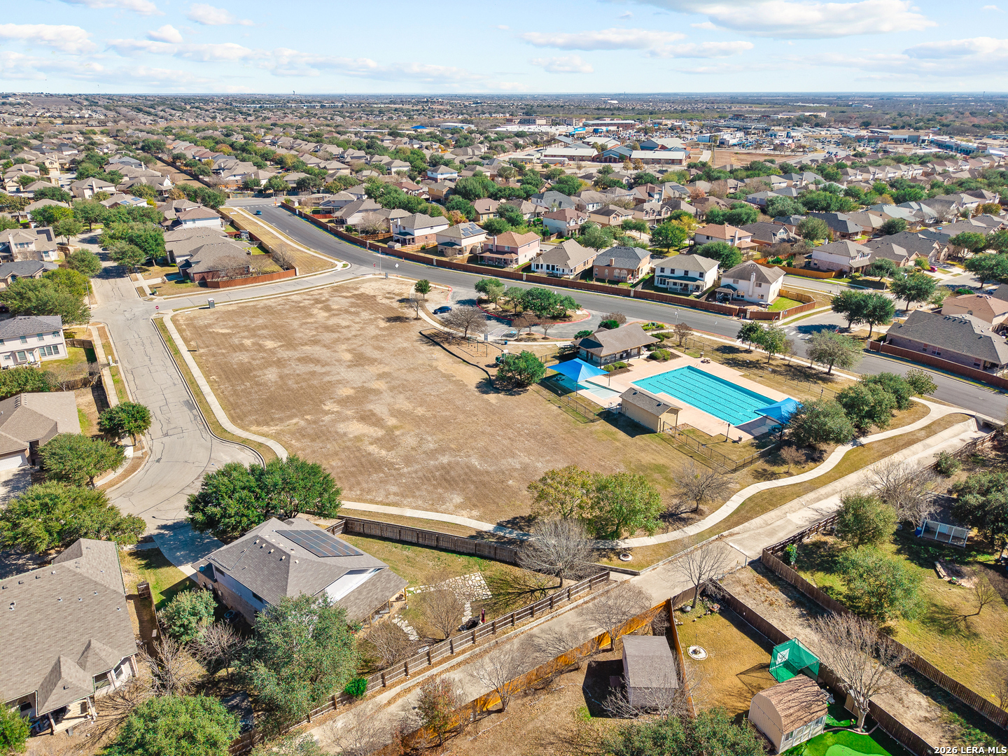 128 Pilot Cibolo, TX 78108 - Photo 44 of 49 an aerial view of residential houses with outdoor space
