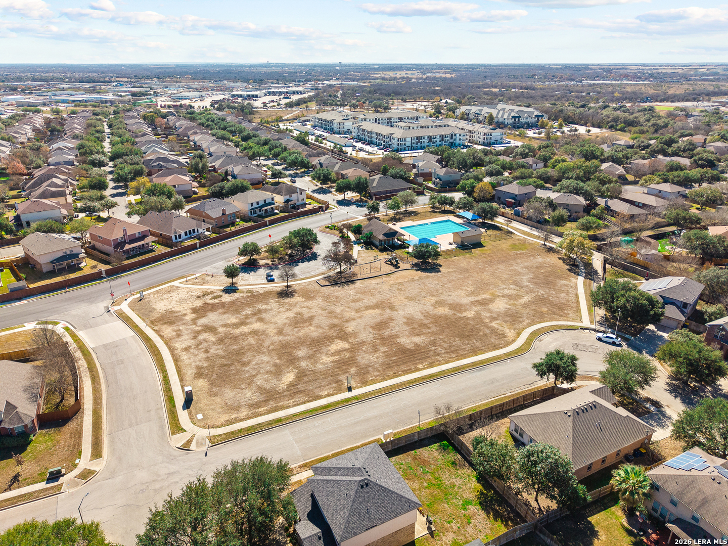 128 Pilot Cibolo, TX 78108 - Photo 46 of 49 an aerial view of residential houses with outdoor space