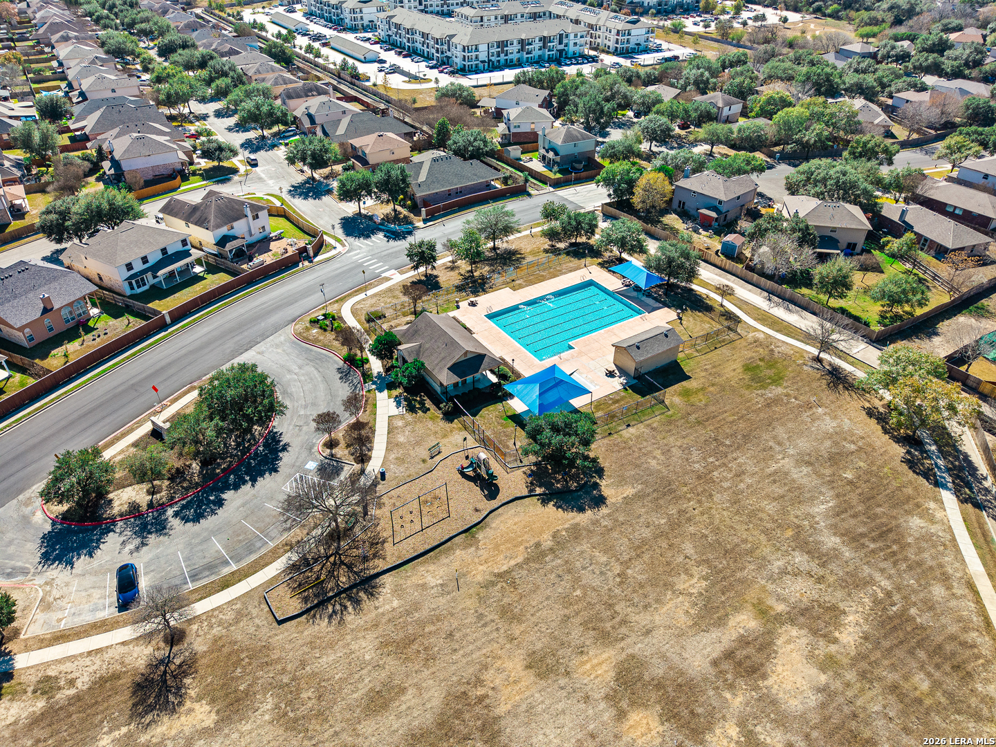 128 Pilot Cibolo, TX 78108 - Photo 47 of 49 an aerial view of residential houses with outdoor space