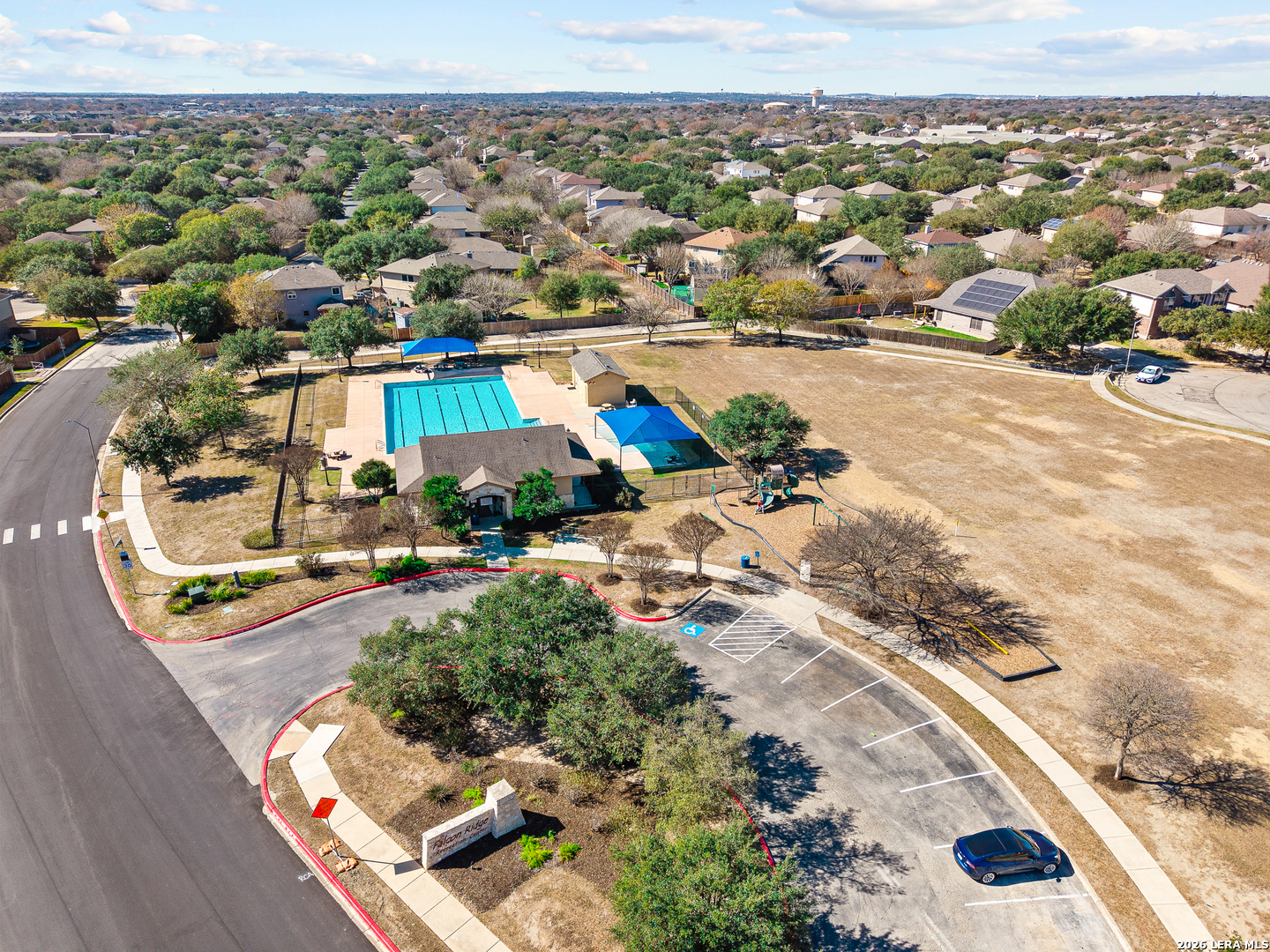 128 Pilot Cibolo, TX 78108 - Photo 49 of 49 an aerial view of a swimming pool and mountain view