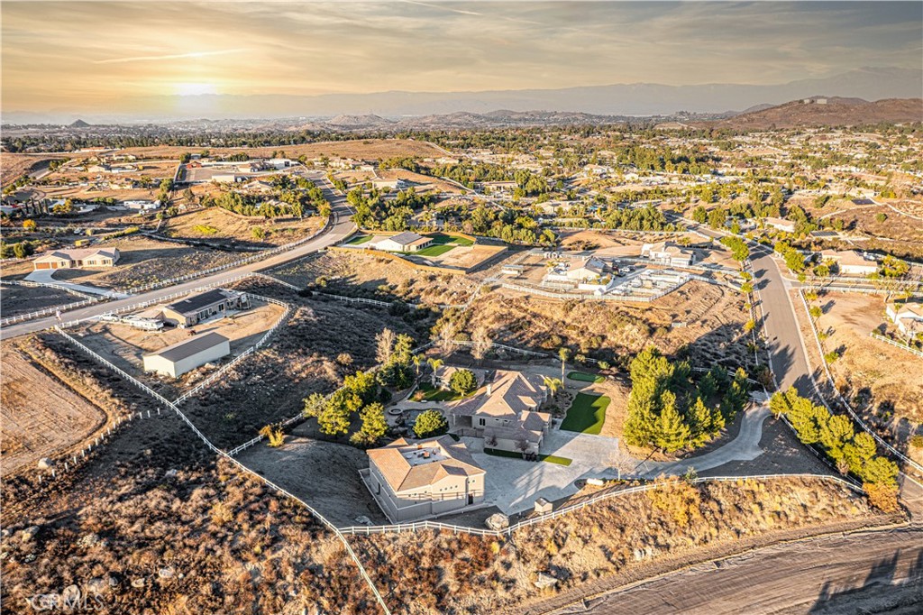 24195 Spencer Butte Drive Perris, CA 92570 - Photo 12 of 60 an aerial view of residential houses with outdoor space