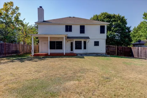 a outdoor space with lots of green space