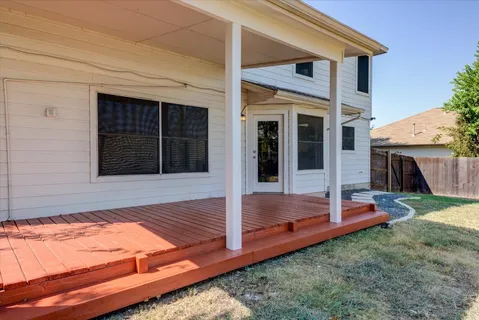 a view of a backyard space
