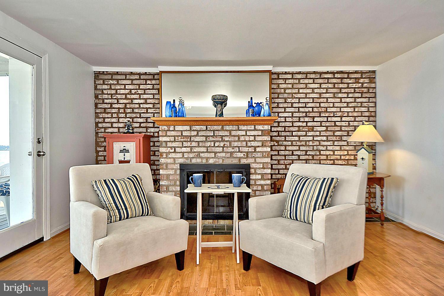 1071 Shore Acres Road Arnold, MD 21012 - Photo 14 of 30 Intimate Brick Gathering Fireplace