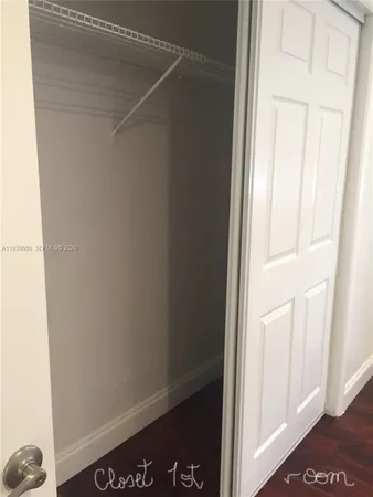 a view of front door
