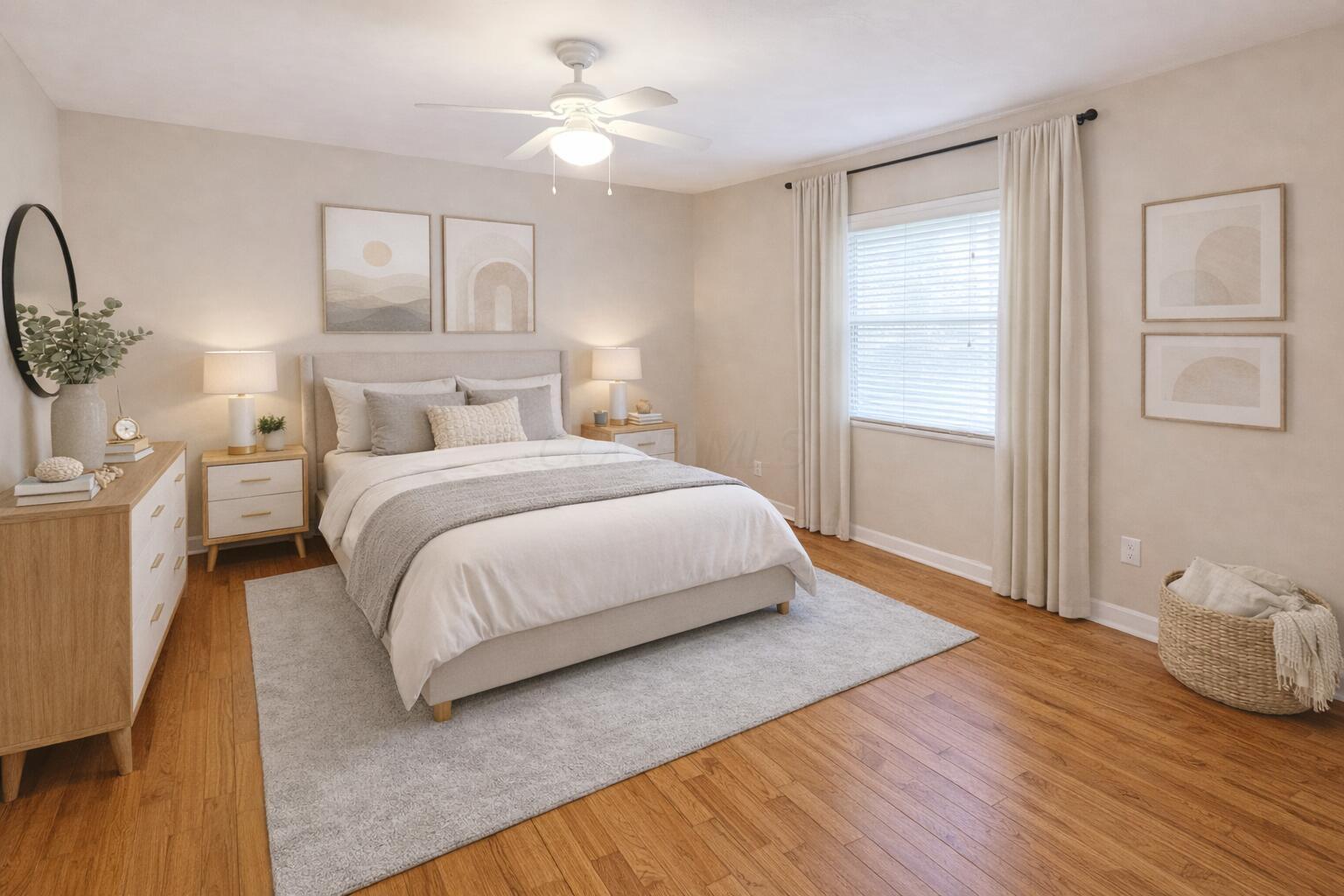 438 Grange Hall Road Dayton, OH 45430 - Photo 16 of 34 Bed room 1 with furniture virtually stag