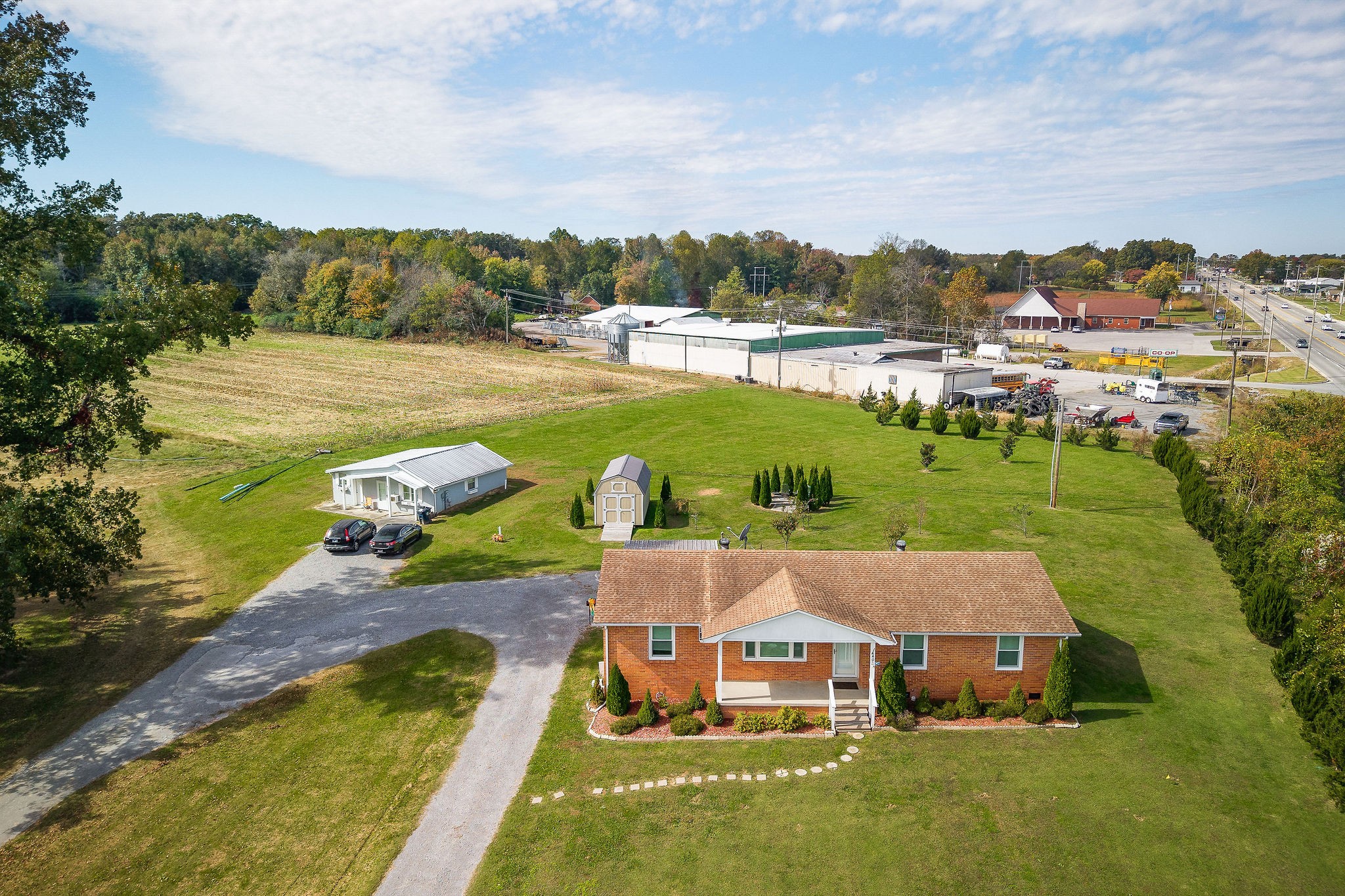 401 Whaley Street Smithville, TN 37166 - Photo 26 of 38 an aerial view of a house with big yard