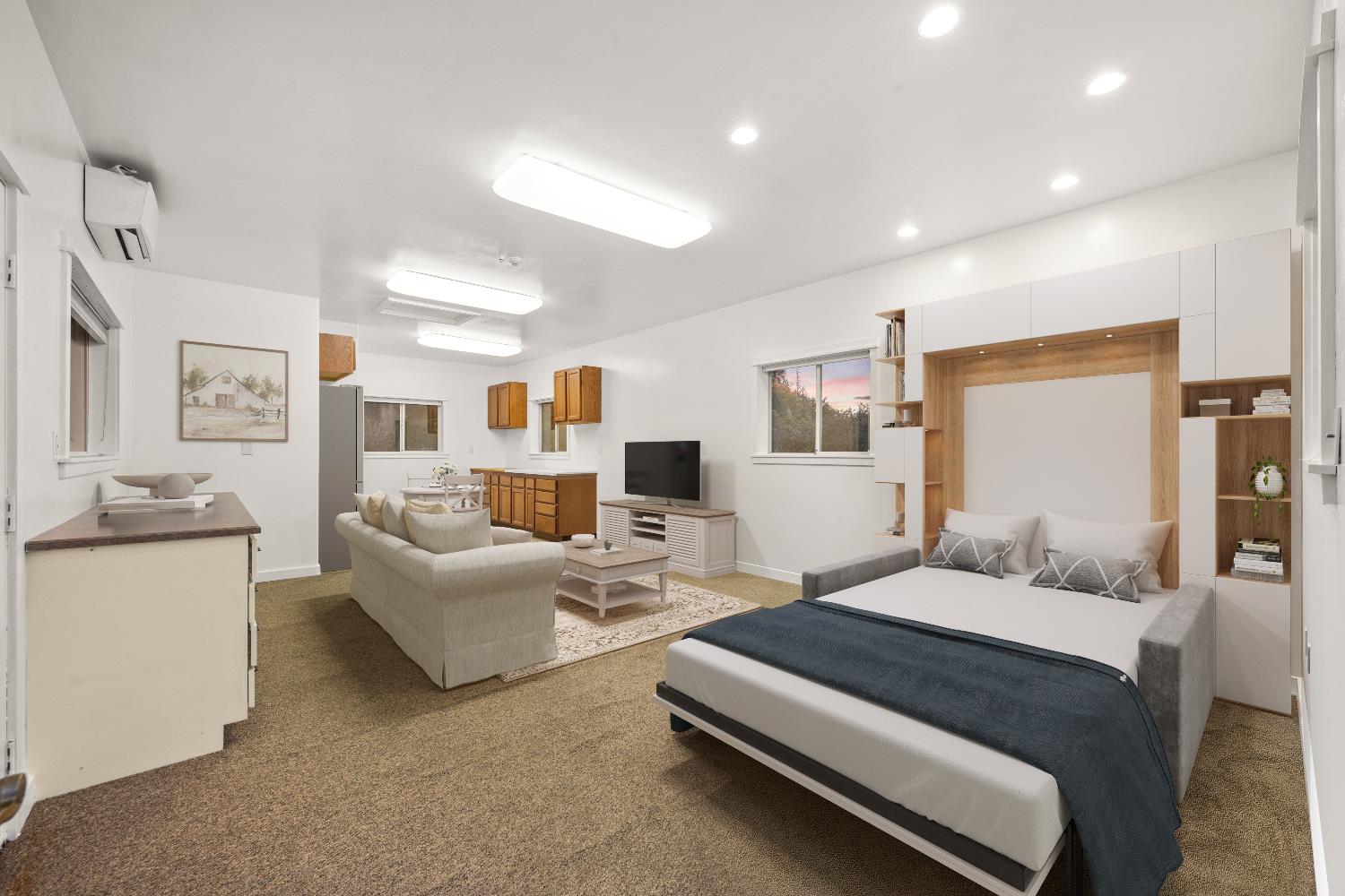 1049 Kimi Way Placerville, CA 95667 - Photo 42 of 66 a bedroom with furniture and a couch