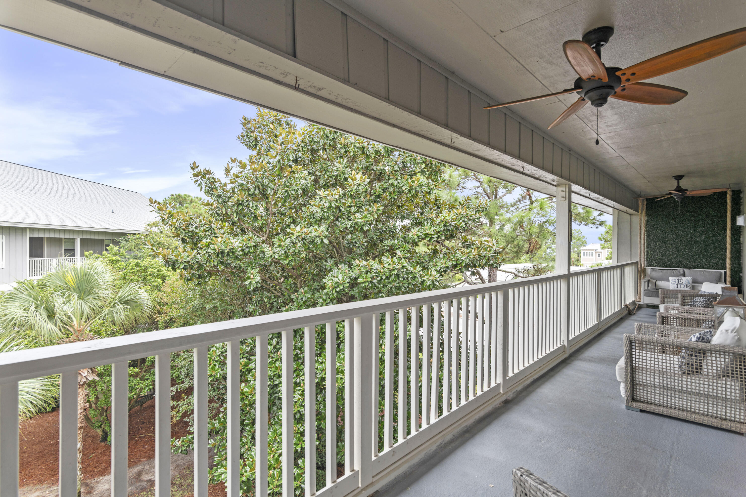 3799 East County Highway 30A, Unit F13 Santa Rosa Beach, FL 32459 - Photo 27 of 30 a view of balcony with furniture
