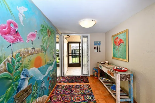 a room with musical instruments